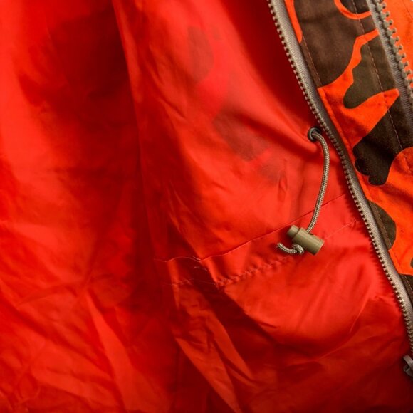 Vintage Woolrich Blaze Orange Camo Camouflage Hunting Jacket Coat Medium M - Picture 10 of 10